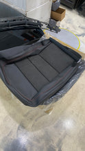 Load image into Gallery viewer, 2014 - 2019 Corvette C7 OEM GM Seat Cover Bottoms - Jet Black with Suede Red Stitching