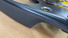 Load image into Gallery viewer, 2005 - 2013 Corvette C6 Carbon Fiber HydroGraphics Center Console with Red Stitching OEM GM