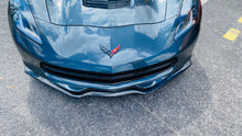 Load image into Gallery viewer, 2014 - 2019 Corvette C7 Z06 Grand Sport Stingray Front Splitter - Carbon Fiber / Custom Painted