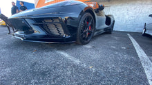 Load image into Gallery viewer, 2020 2021 C8 Corvette Stingray Custom Painted Carbon Fiber Rocker Panel Side Skirts Extensions