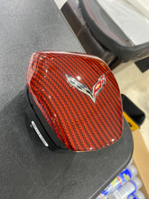 Load image into Gallery viewer, Corvette C7 Z06 Grand Sport Body Color Painted Carbon Fiber Hydro Air Bag Horn Pad