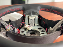 Load image into Gallery viewer, Corvette C6 Custom Interior - Steering Wheel - Suede or Leather with Colored Stitching