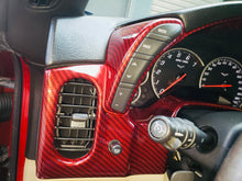 Load image into Gallery viewer, 2005 - 2013 Corvette C6 Carbon Fiber HydroGraphics Custom Painted Gauge Cluster Bezel