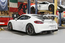 Load image into Gallery viewer, Fabspeed Porsche 981 Cayman GT4 Single-Wall Tips - FS.POR.981GT4.SWTBR
