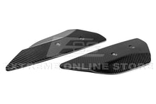 Load image into Gallery viewer, 2020 Corvette Stingray C8 Visible Carbon Fiber Spoiler Winglets - End Caps