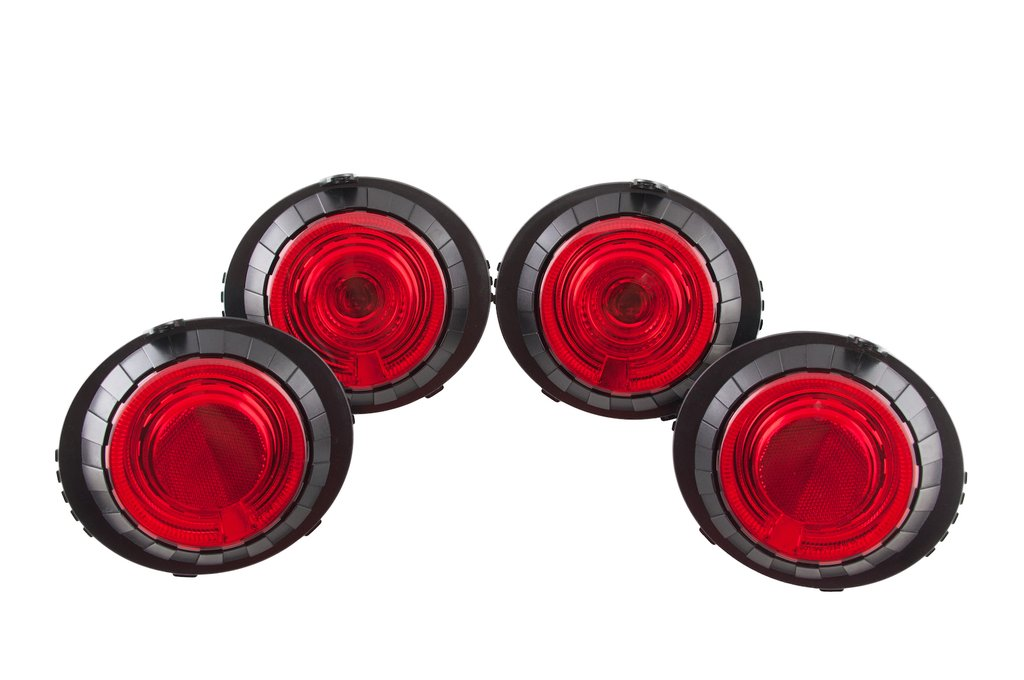 20052013 C6 Corvette ENVY HALO LED Tail Lamps Lights Performance