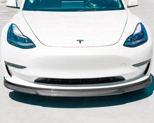 Load image into Gallery viewer, Tesla Model 3 Gloss Black Front Splitter Lip Spoiler | Cyber Alpha