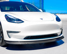 Load image into Gallery viewer, Tesla Model 3 Gloss Black Front Splitter Lip Spoiler | Cyber Alpha