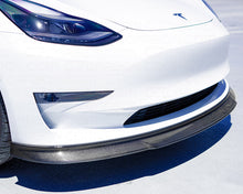 Load image into Gallery viewer, Tesla Model 3 Gloss Black Front Splitter Lip Spoiler | Cyber Alpha
