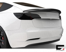 Load image into Gallery viewer, Tesla Model 3 Carbon Fiber Gloss Black Painted Rear Spoiler | Cyber Beta