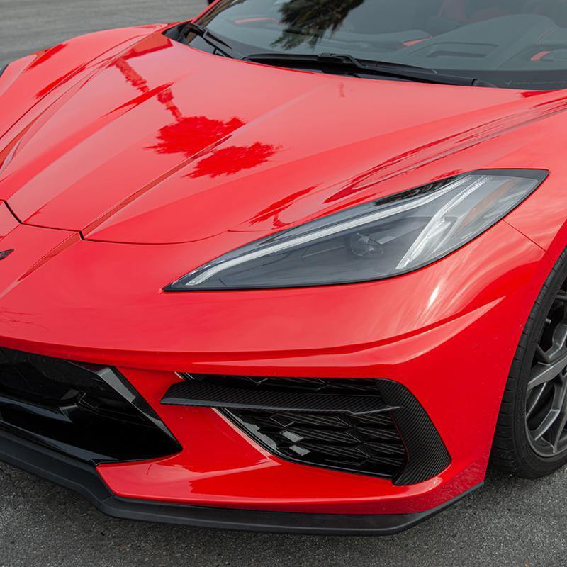 2020 Up Corvette C8 Carbon Fiber Front Grille Insert Performance