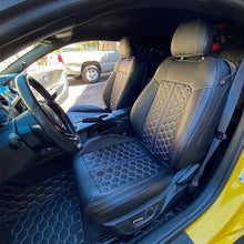 Load image into Gallery viewer, 2015-Up Ford Mustang Two-tone Leather Seat Covers by KustomCover