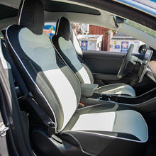 Load image into Gallery viewer, 2017-21 Tesla Model 3 Two-Tone Custom Leather Seat Covers