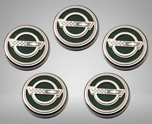 1984-1996 C4 CORVETTE - C4 STYLE FLUID CAP COVER SETS 5PC | AUTOMATIC TRANSMISSION