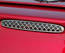 Load image into Gallery viewer, 1997-2004 C5/Z06 CORVETTE - 5TH BRAKE LIGHT GRILLE LASER MESH 1PC | POLISHED STAINLESS
