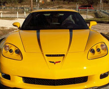 Load image into Gallery viewer, 2005-2013 C6 CORVETTE - HOOD GRAPHIC FADE 2PC | PREMIUM VINYL GRAPHIC
