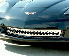 Load image into Gallery viewer, 2005-2013 C6 CORVETTE - SHARK TOOTH STYLE FRONT GRILLE  POLISHED STAINLESS STEEL
