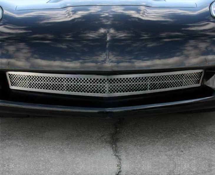 2005-2012 C6 CORVETTE - FRONT GRILLE | BLAKK STEALTH STAINLESS LASER M ...