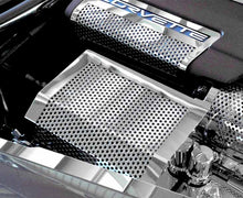 Load image into Gallery viewer, 2005-2013 C6 CORVETTE - FUSE BOX COVER PERFORATED STYLE | POLISHED STAINLESS STEEL
