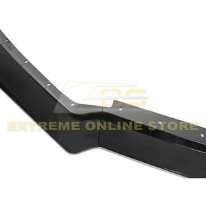 Corvette C8 EOS Performance Track Edition (7) Piece Front Splitter Lip Custom Painted Glossy Black