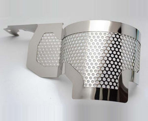 2015-2019 C7 Z06 CORVETTE - ALTERNATOR COVER | STAINLESS STEEL, CHOOSE POLISHED OR PERFORATED STYLE