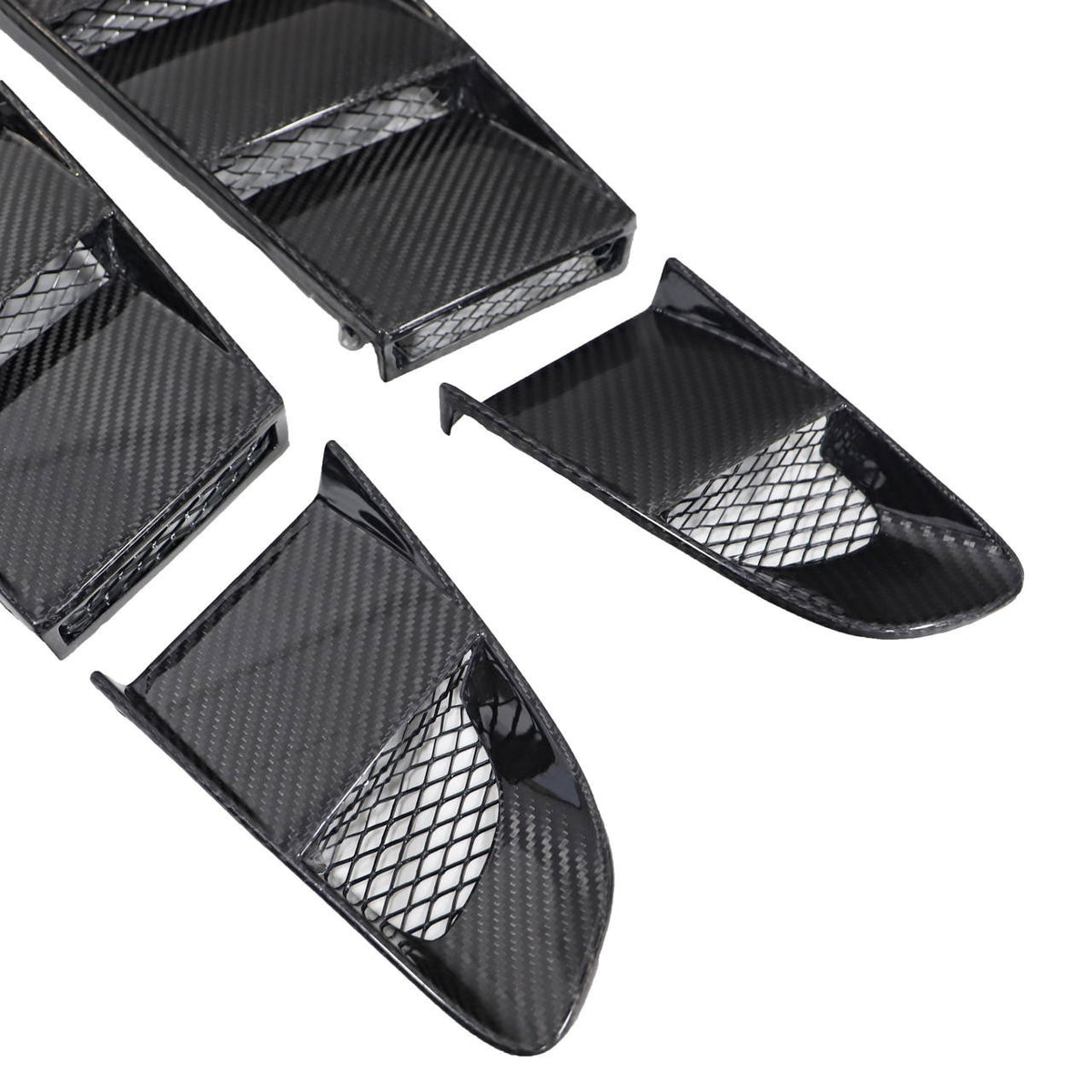 Carbon Fiber Spider Rear Engine Louvers - Audi R8 R8 (V10) 2009 - 2014 ...