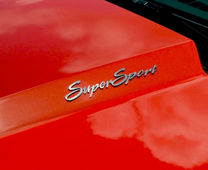 CAMARO SS - SUPERSPORT EMBLEMS 2PC | POLISHED STAINLESS STEEL