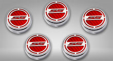 Load image into Gallery viewer, 2010-2022 CAMARO SS - ENGINE FLUID CAP COVERS SS STYLE AUTOMATIC 5PC | CHOOSE INLAY COLOR
