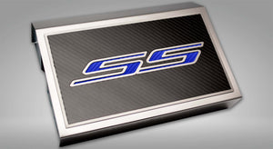 2016-2021 CAMARO SS - FUSE BOX COVER POLISHED W/CARBON FIBER SS STYLE TOP PLATE | CHOOSE INLAY COLOR