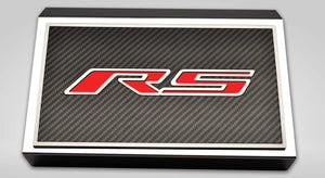 2016-2021 CAMARO RS - FUSE BOX COVER POLISHED W/CARBON FIBER RS STYLE TOP PLATE| CHOOSE INLAY COLOR