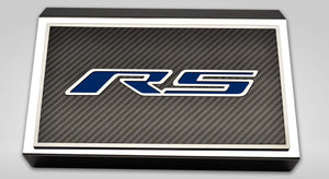 2016-2021 CAMARO RS - FUSE BOX COVER BRUSHED W/CARBON FIBER RS STYLE TOP PLATE | CHOOSE INLAY COLOR