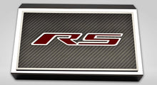 Load image into Gallery viewer, 2016-2021 CAMARO RS - FUSE BOX COVER POLISHED W/CARBON FIBER RS STYLE TOP PLATE| CHOOSE INLAY COLOR
