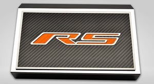 2016-2021 CAMARO RS - FUSE BOX COVER POLISHED W/CARBON FIBER RS STYLE TOP PLATE| CHOOSE INLAY COLOR