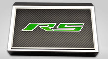 Load image into Gallery viewer, 2016-2021 CAMARO RS - FUSE BOX COVER POLISHED W/CARBON FIBER RS STYLE TOP PLATE| CHOOSE INLAY COLOR
