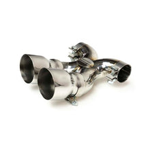 Load image into Gallery viewer, Fabspeed Porsche 718 Boxster/Cayman Maxflo True X-Pipe with Dual Tips (2017+) - FS.POR.718.DLTCF
