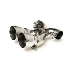 Fabspeed Porsche 718 Boxster/Cayman Maxflo True X-Pipe with Dual Tips (2017+) - FS.POR.718.DLTCF
