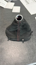 Load image into Gallery viewer, Corvette C6 6 Speed Manual OEM GM Suede Shift Boot with Chrome Trim Ring
