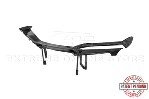 Corvette C8 Z06 Conversion Style Rear High Wing Spoiler Carbon Fiber