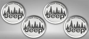 2007-2018 JEEP WRANGLER JK/2018+ JL/2018-2023 - A/C DUCT TRIM PLATES, ETCHED FIND OWN YOUR ROAD 4PC | STAINLESS STEEL