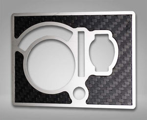 2008-2014 CHALLENGER 5.7/SRT8 - CARBON/FIBER LIGHT CONTROL TRIM PLATE | MANUAL FOG LIGHT