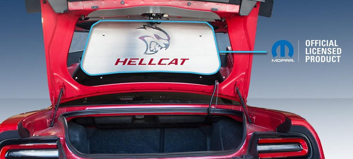 2015-2023 HELLCAT/DEMON REDEYE CHALLENGER - HELLCAT TRUNK UPGRADE PANEL | STAINLESS STEEL