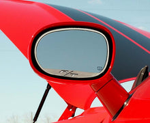 Load image into Gallery viewer, 2008-2023 CHALLENGER - SIDE MIRROR TRIM &quot;RT&quot; STYLE 2PC | BRUSHED STAINLESS STEEL
