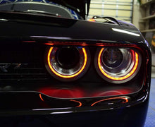 Load image into Gallery viewer, 2015-2023 CHALLENGER - LED HEADLIGHT SURROUNDS 2PC | CHOOSE LED COLOR
