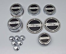 Load image into Gallery viewer, 2008-2023 CHALLENGER - RT INLAY DELUXE FLUID &amp; SHOCK TOWER CAP COVERS 13PC | CHOOSE INLAY COLOR
