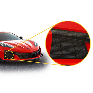 2024 2025 2026 C8 Corvette Z06 Front Bumper Grille Screens Protective Radiator Guards Bezels