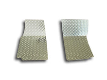 Load image into Gallery viewer, 1968-1982 C3 CORVETTE FLOOR MATS 2PCS DIAMOND PLATE  POLISHED ALUMINUM
