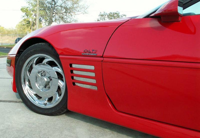 1991-1994 C4 CORVETTE - VENT SPEARS 8PC  POLISHED FINISH