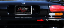 Load image into Gallery viewer, 1992-2002 DODGE VIPER - REAR BUMPER LETTERS &#39;DODGE&#39; &amp; &#39;RT 10&#39; | POLISHED STAINLESS STEEL
