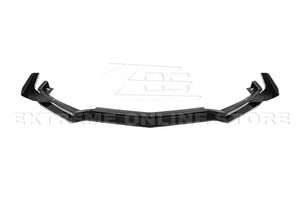 Corvette C8 Z51 Base Z07 Style Front Splitter with Canards Carbon Fiber Custom Painted