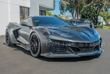 Load image into Gallery viewer, CORVETTE C8 Z06 CARBON FIBER 3 PIECES FRONT LIP SPLITTER
